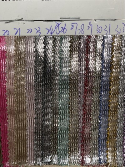 GZ-JP  經編閃光布  幅寬：145CM   克重：180g   成分：滌95% 氨綸5% 細節-8